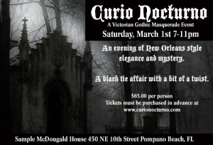 Curio Nocturno - A Victorian gothic masquerade